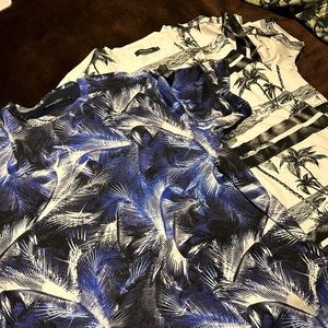 Lot of 2 Bugatchi shirts, size Large